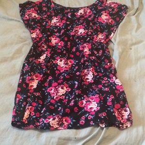 Floral Print Mini Dress